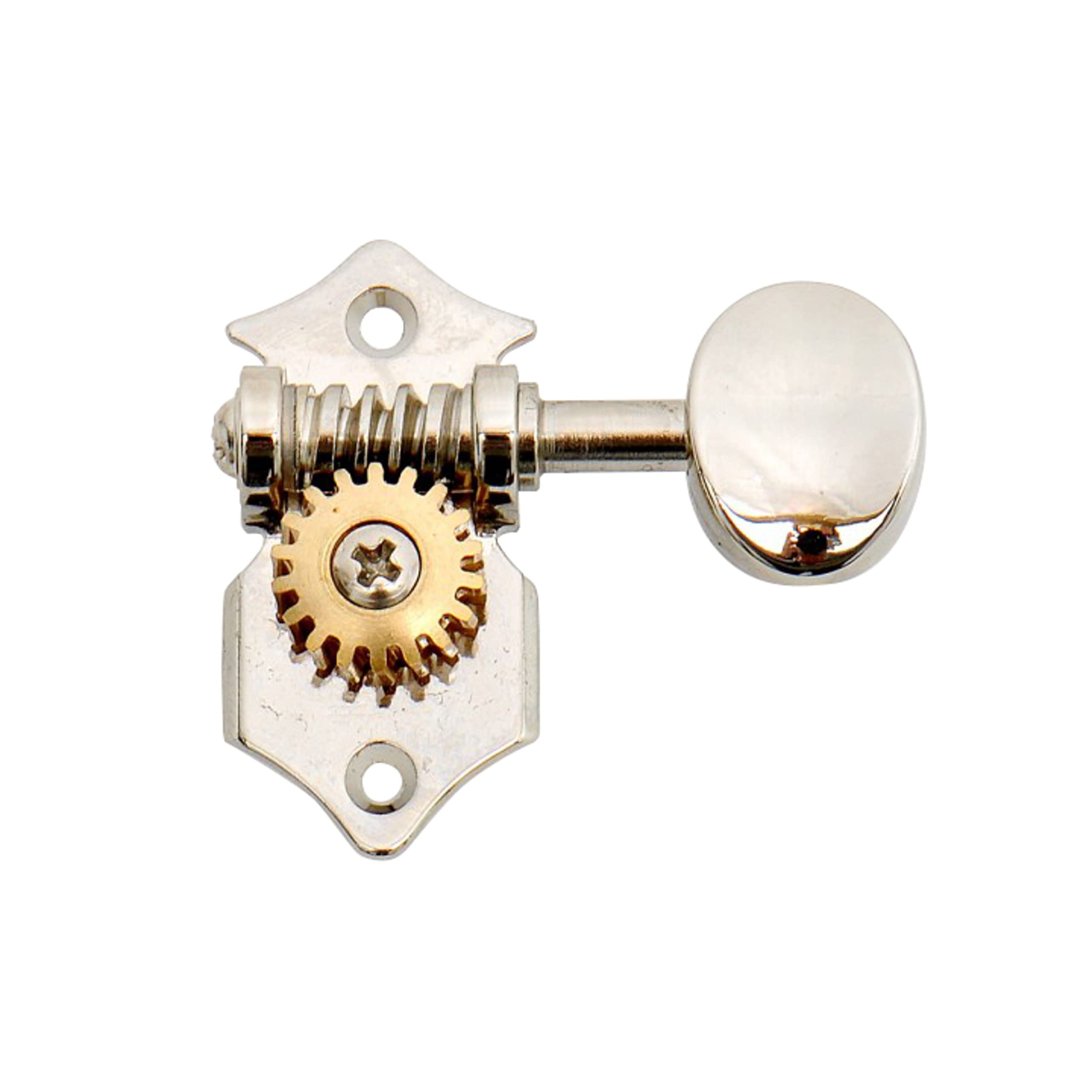 Kluson MVV3N Traditional Open-Back Tuners 3L3R (Nickel) - Meccaniche per chitarra