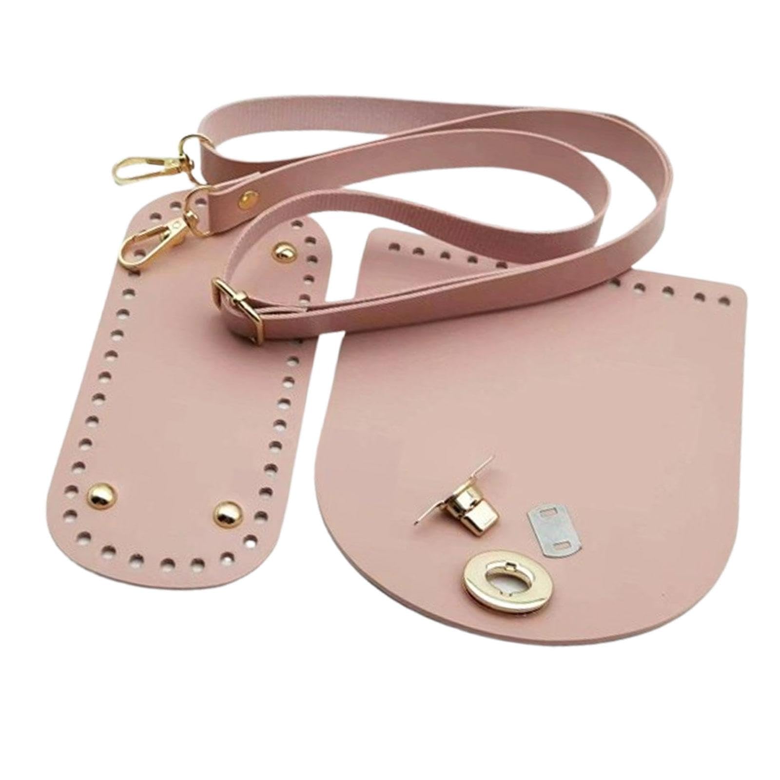 VELURA Crochet Bag Bottom Base Material DIY Bag Accessories for Purse Tote Supplies Pink|Handbag Accessories|1 Set of DIY PU Leather Knitting Accessories|Clothing, Shoes Accessories-image-44
