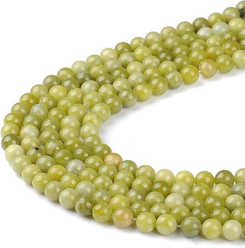 Miniatura 8 de Cuentas redondas sueltas de larimar natural de 0.394 pulgadas (0.394 in), pulsera de piedra de cristal, accesorios para collares, manualidades para