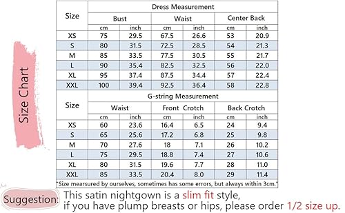 Avidlove Satin Silk Lingerie For Women Babydoll Chemise Nightgown Lace Bridal Nightie, White, X-Small #TOP4