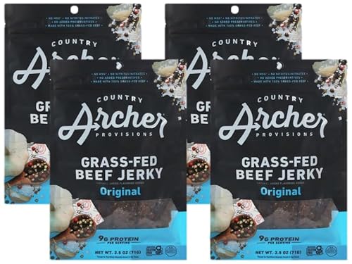 Country Archer, Beef Jerky, Original, 2.5 Oz (Pack of 4)