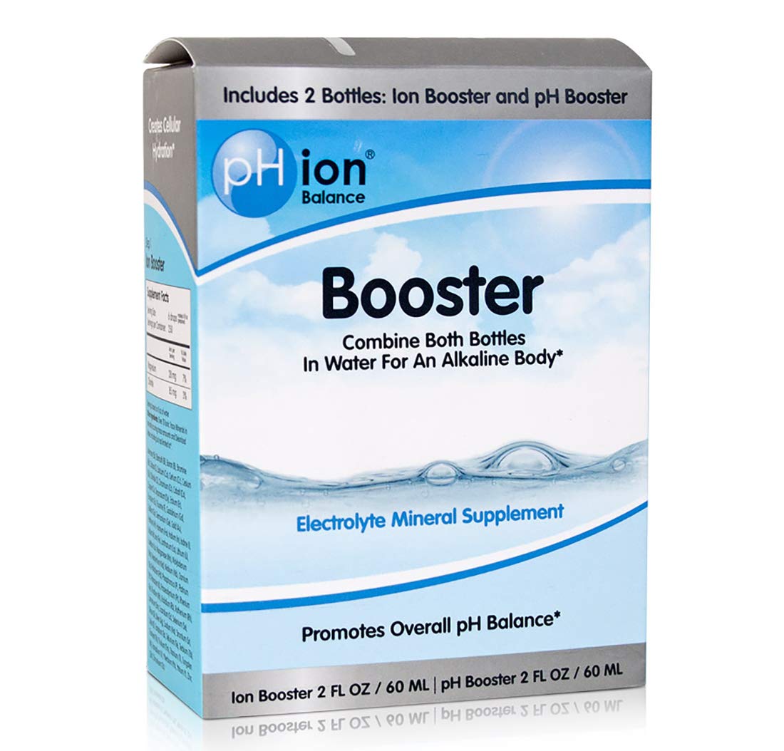 pHion Balance pH Booster KIT ION Booster (2oz) 60ml & pH Booster (2oz