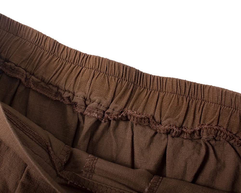 Faldas De Invierno para Mujer, Faldas Plisadas con Dobladillo Irregular Marrón para Mujer Cintura Elástica Midi Falda De Invierno para Mujer Faldas De Talle Alt