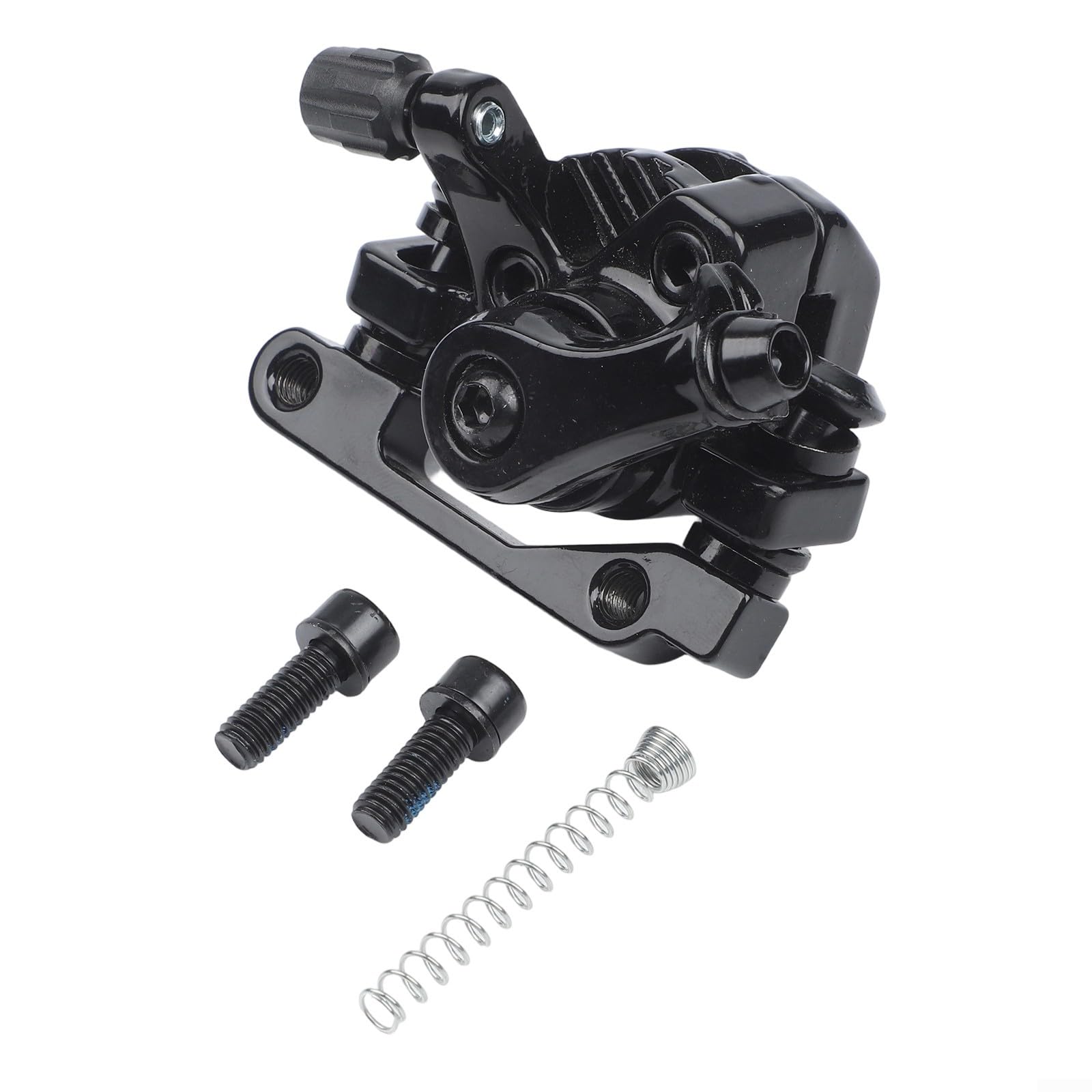 Front and Rear Disc Brakes for KuKirin for G2 Pro for G2 Max E-Scooters, High Strength Aluminum Alloy Caliper Set with Internal Thread Adjustment, All-Weather Brake Kit Black(Left rear Black)