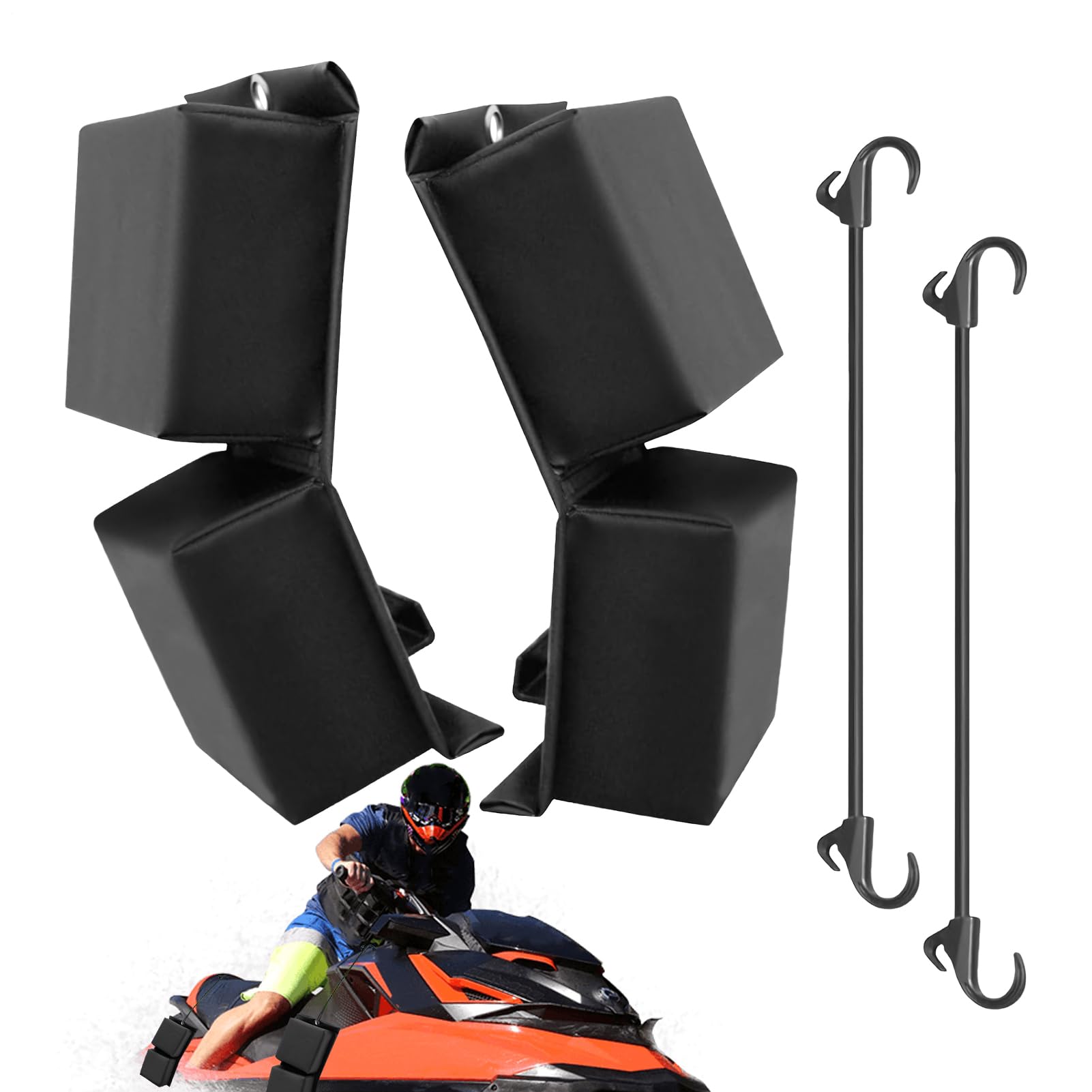 Parabordi per barche - Paraurti per pontile ammortizzanti, protezione marina piatta, protezioni gonfiabili per barche a motore Yacht a pontone Case galleggianti da Wakeboard | Attrezzatura di si