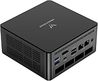 Vista 10 de MINISFORUM UM773 Lite Mini PC AMD Ryzen 7 7735HS (8C/16T, hasta 4.75 GHz) Versión Barebone con AMD Radeon 680M Micro Computadora, 2X HDMI 1x Salida