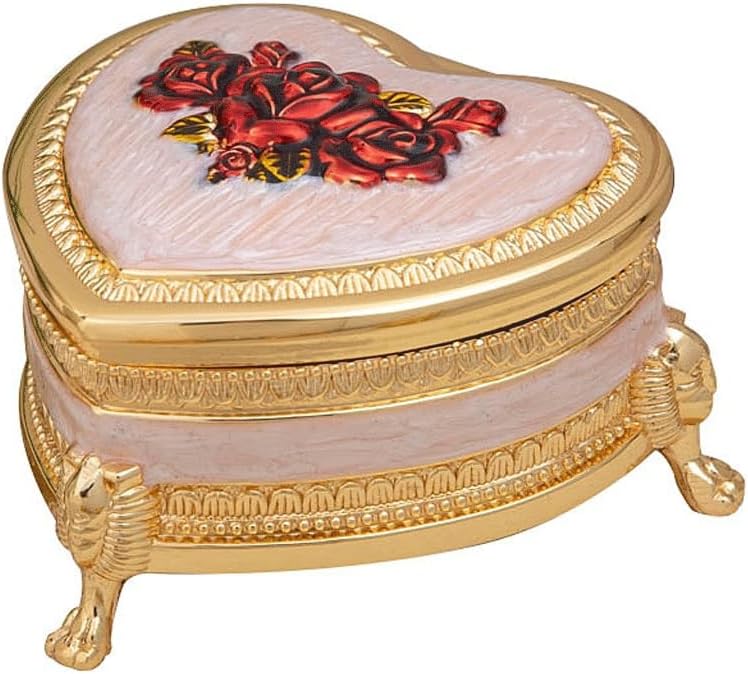 Gold Jewelry Box Wedding Gift Companion Storage Sugar