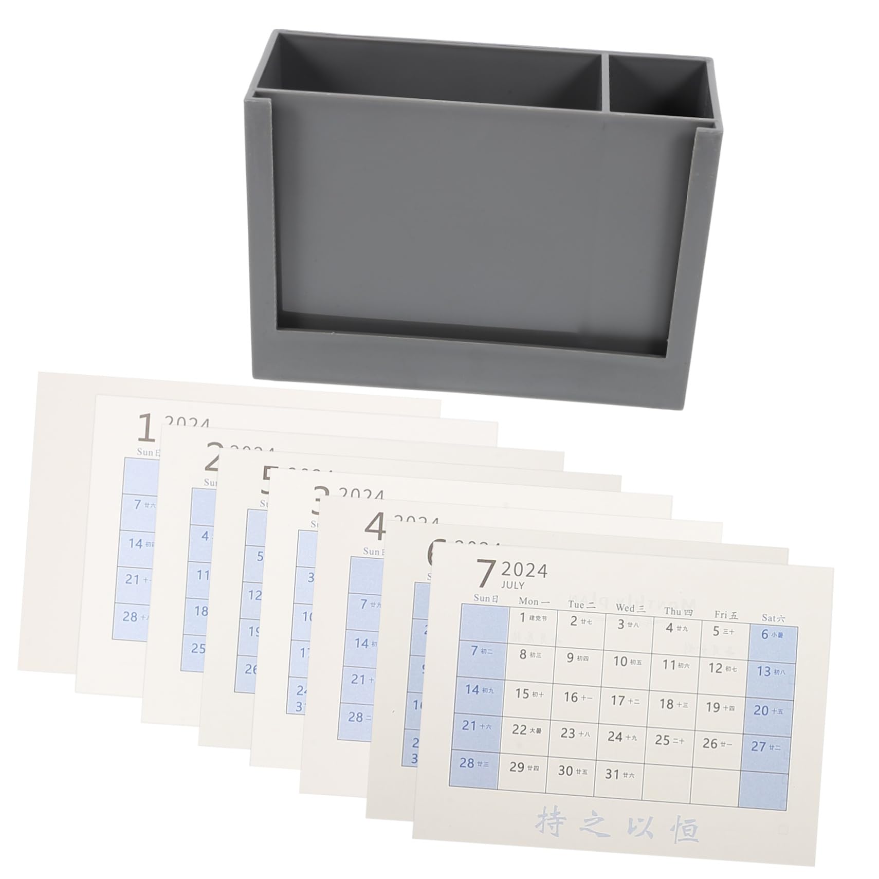 NUOBESTY 3 Pièces Simple Porte-Stylo De Bureau Tasse À Stylo En Plastique Organisateur De Cosmétiques Organisateur De Maquillage Accessoires De Bureau En Plastique Étui À Rouge