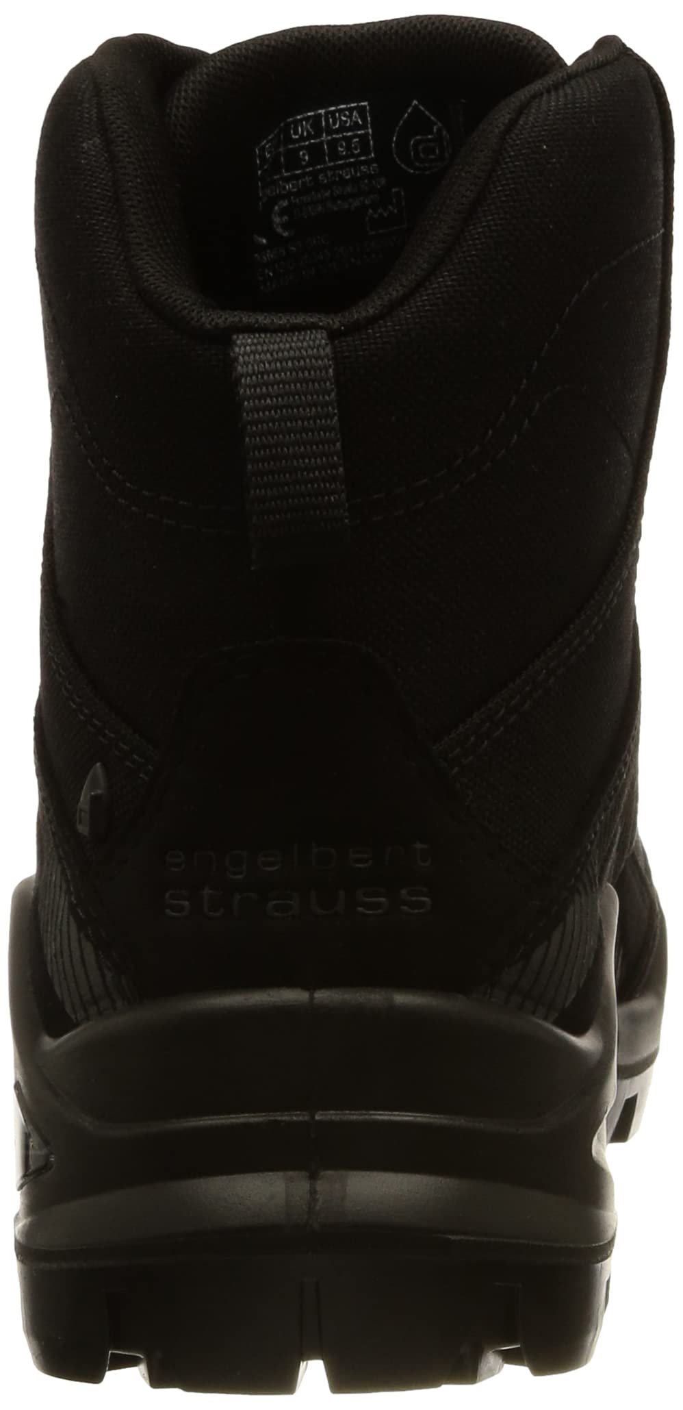 93655-43/black Sicherheitsschuhe Kastra Mid, 43,7Schwarz