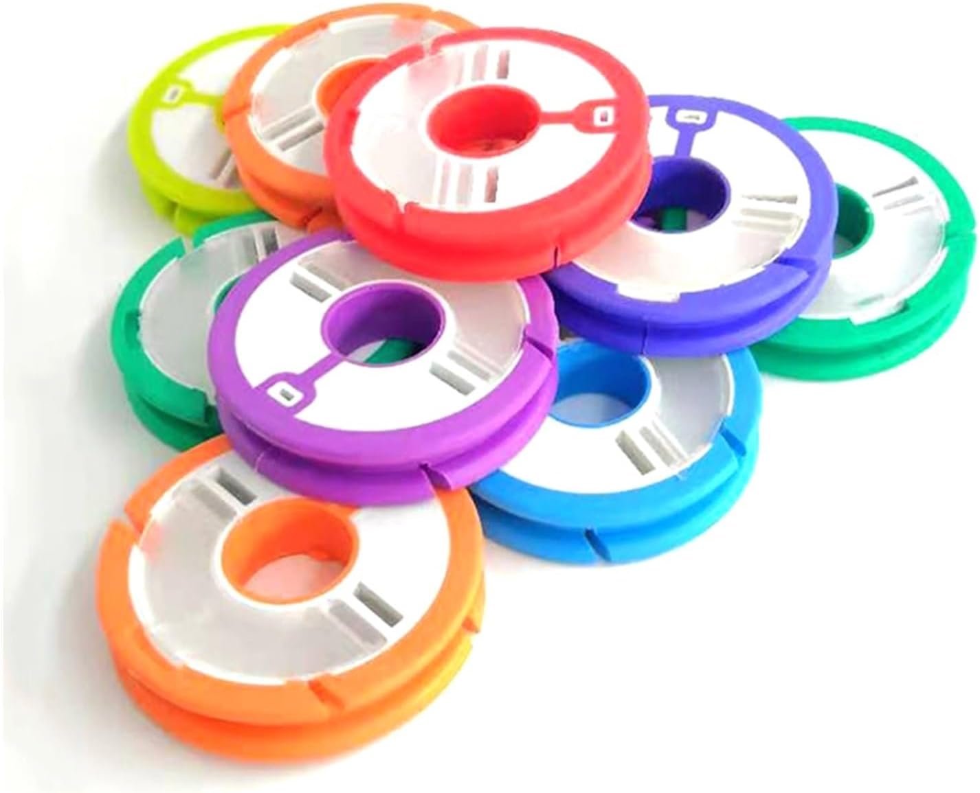 RAHBI Rainbow Fishing Main Line Box Winding Board Fishing Tool Accessories 4-16 Spindle Silicone Main Spool Leisurely