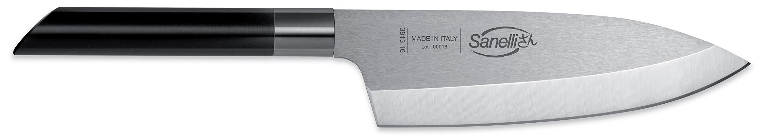 Sanelli SanelliSan Coltello Deba, Acciaio Inossidabile, Nero/Grigio, 31 x 2 x 5 cm