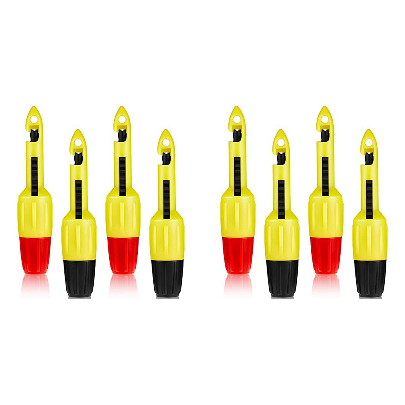 Jnchdghwa Yellow 8X Wire Piercing Probe Piercing Clip Set Wire Piercing Tool For Insulation Piercing Test For Multimeter Voltage