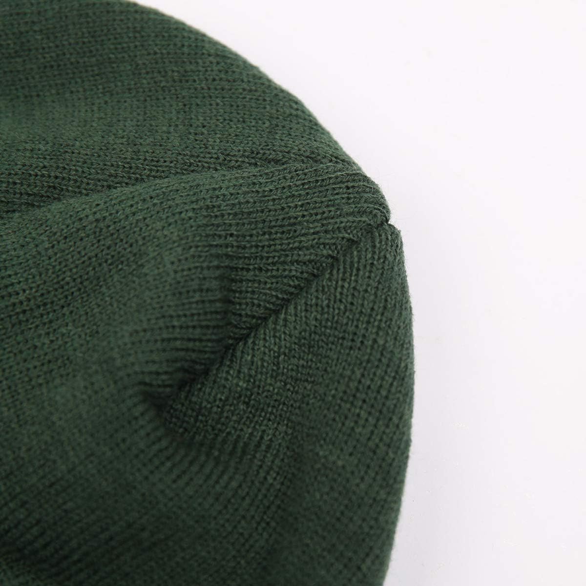 Classic Knit Beanie Hat for Women Men, Soft Stretch Cuffed Winter Thick Hats Skiing Beanies - Image 4
