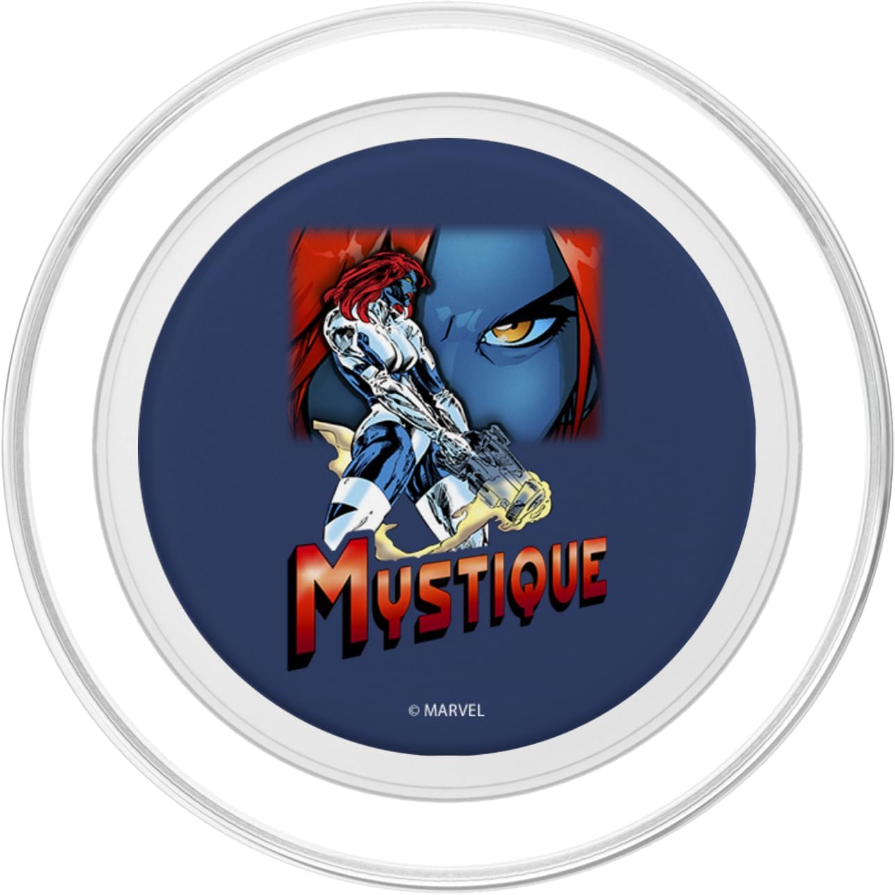 Marvel X-Men Mystique Weapons Ready Close-Up PopSockets PopGrip for MagSafe