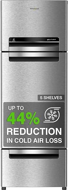 Whirlpool 235 Litres FP 253D PROTTON ROY RADIANT STEEL(Z) Double Door Refrigerator Space Frost Free Triple-Door Refrigerator