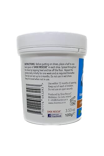 Miniatura 3 de Shoe Rescue Foot And Shoe Powder 100G - Removedor y eliminador de olores de pies - Desarrollado por un podólogo registrado es un remedio desodorante
