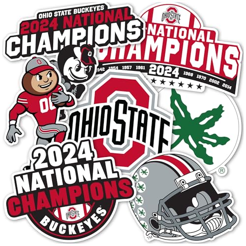 Desert Cactus The Ohio State University Sticker OSU Buckeyes Vinyl Decals Laptop Water Bottle Car Scrapbook T2 (2024 Football Championship)
