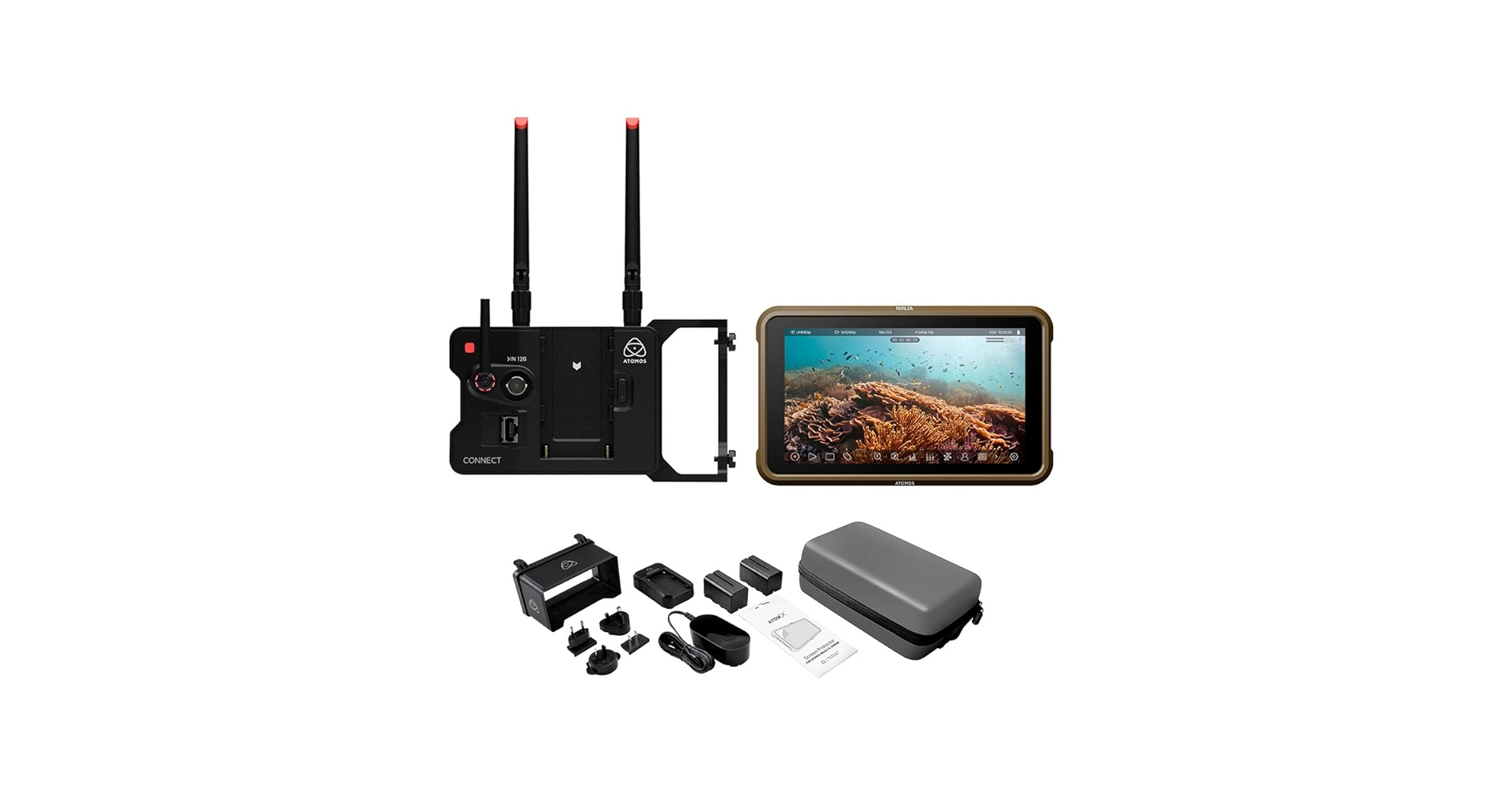 【使用1回】ATOMOS NINJA 5インチ 1000nit HDRモニター Atomos Ninja Ultra 5-in 1000nit HDR Monitor-Recorder with