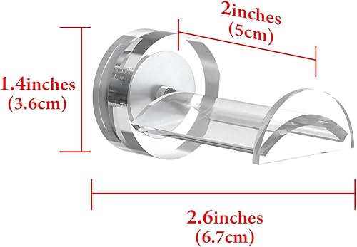 Miniatura 2 de Geekria Soporte magnético acrílico para auriculares, soporte de auriculares para juegos para auriculares sobre la oreja, soporte magnético para