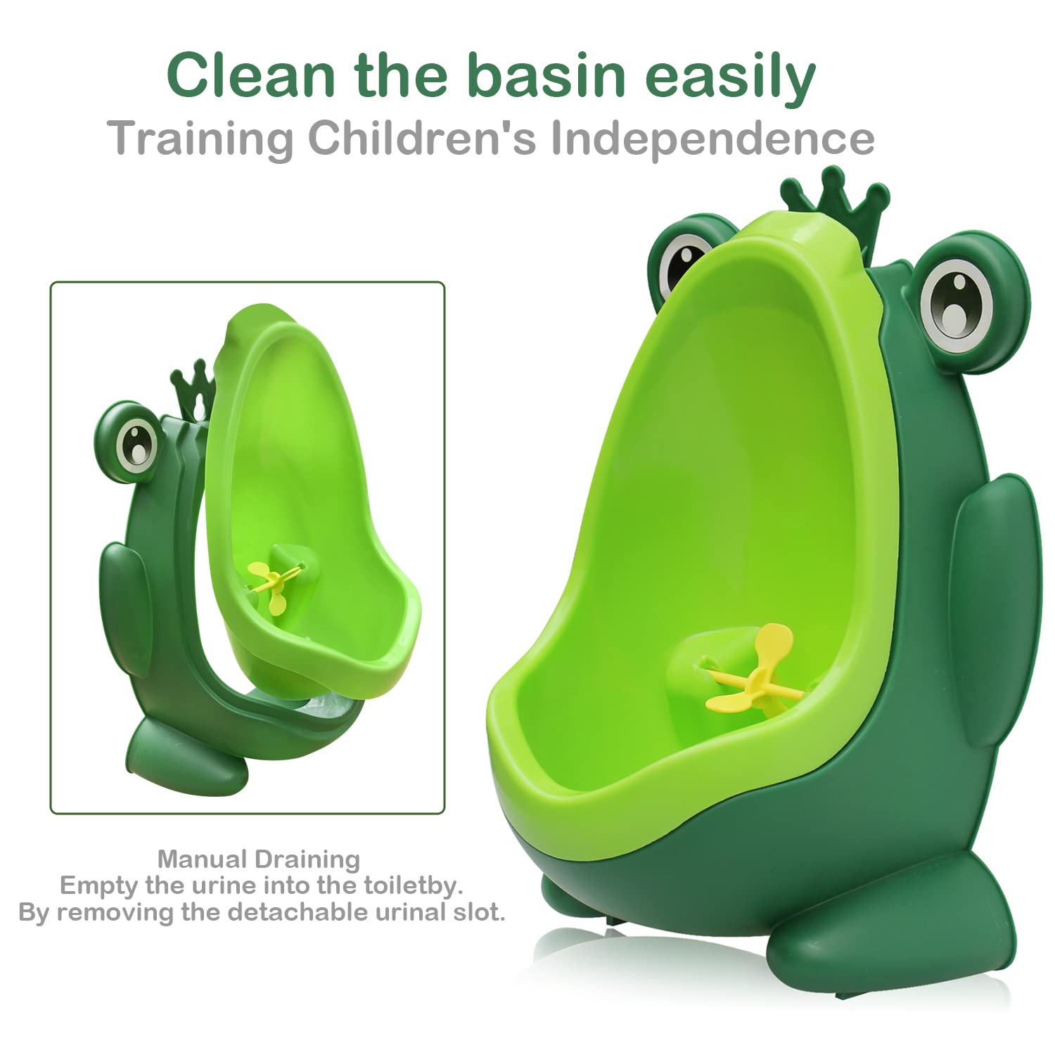 Sundee Boy's Baby Urinal Cute Frog Standing Potty Training Urinal for