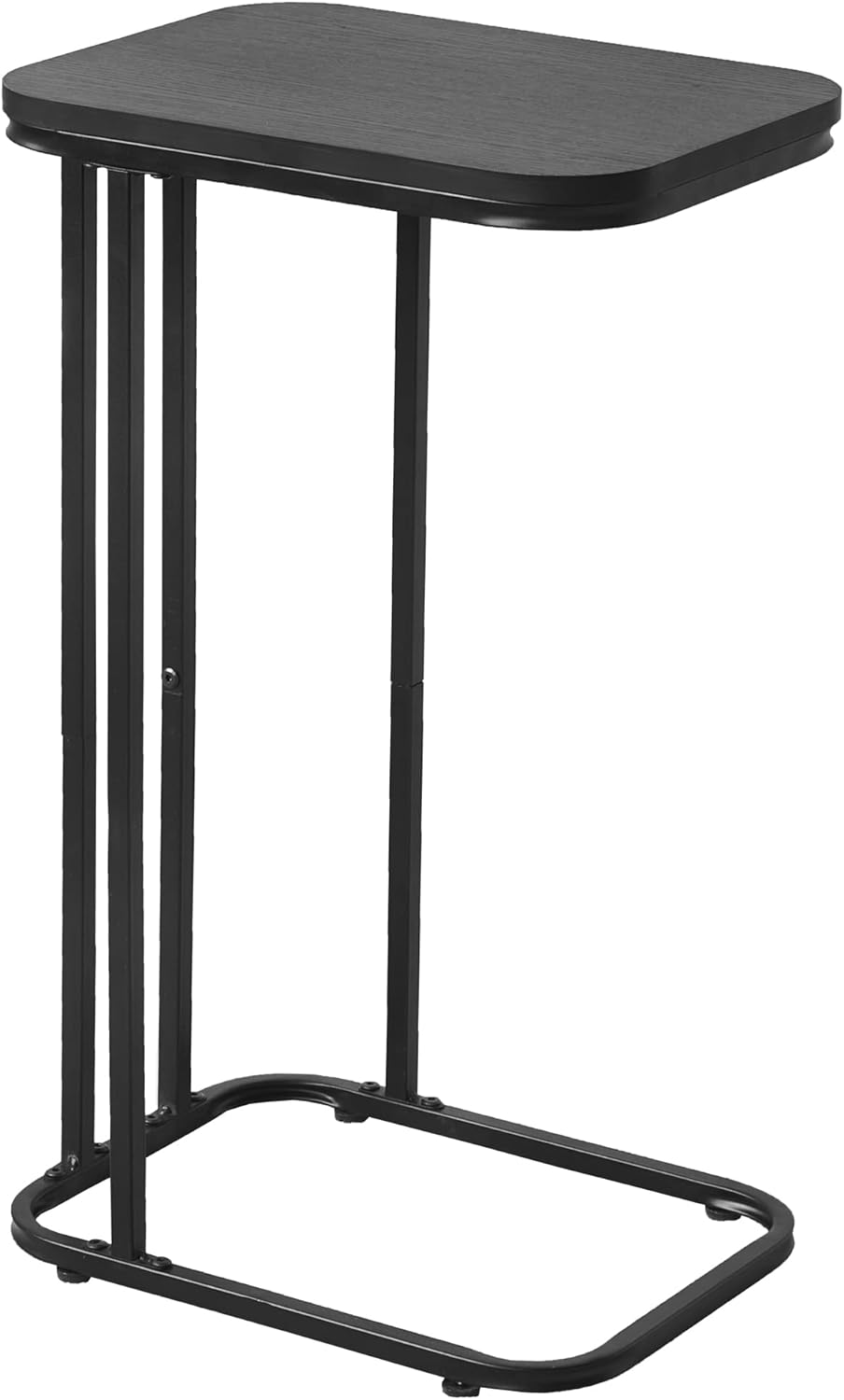 KJGKK C Shaped End Table, 26.6 inches High Side Table for Couch Sofa