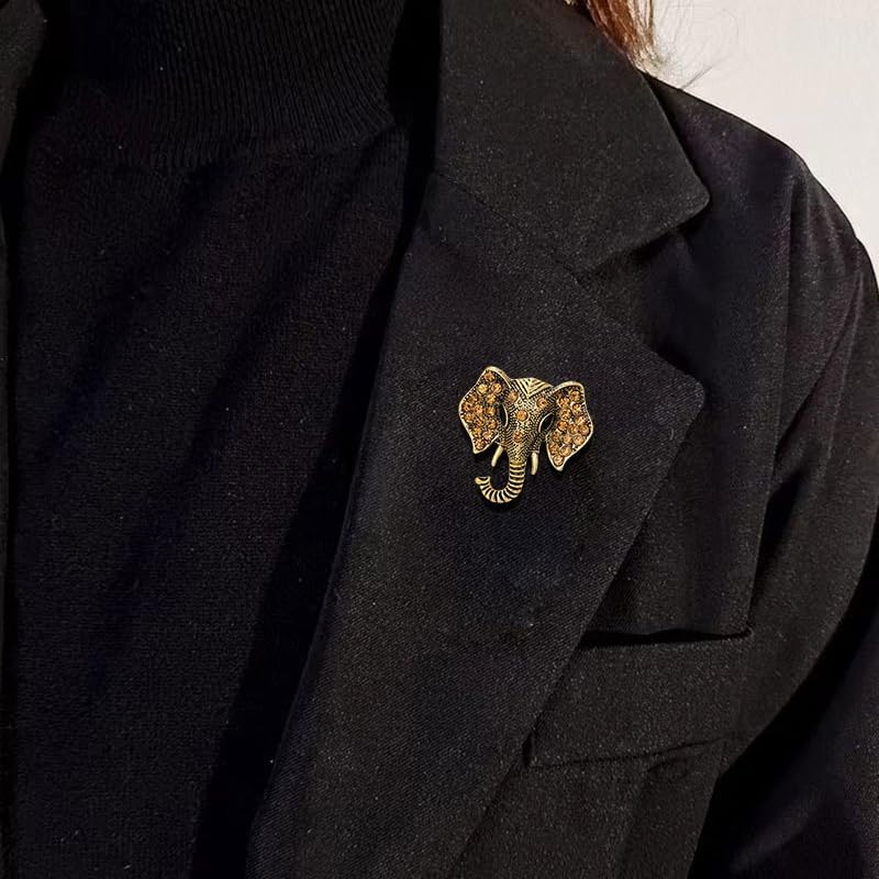 Image of Cute Animal Brooch Pins, Animal Theme Brooches Accessories for Clothes, Birthday Christmas Gift for Women