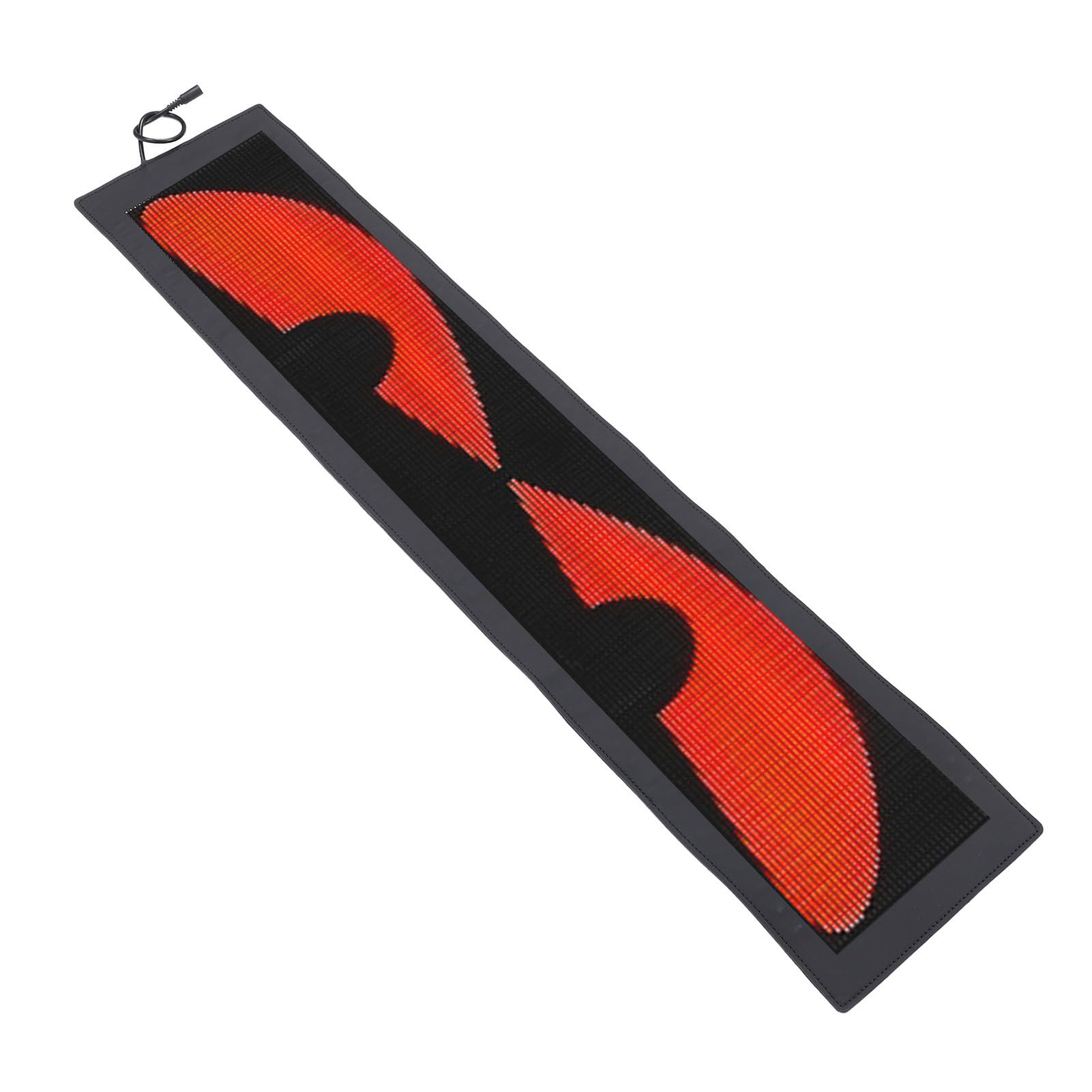 32 x 192 Dot Pixel Color LED Large Size 8.46 x 40.16inch Flexible Screen Mobile LED Dynamic Devil Eye Screen LED Devil Eye Flexible LED Display Flexible LED Signs (US Plug)