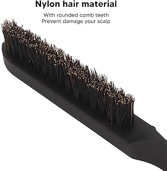 Amazon | 3本黒髪コームセット、パドルヘアコームテールコームとブラシ