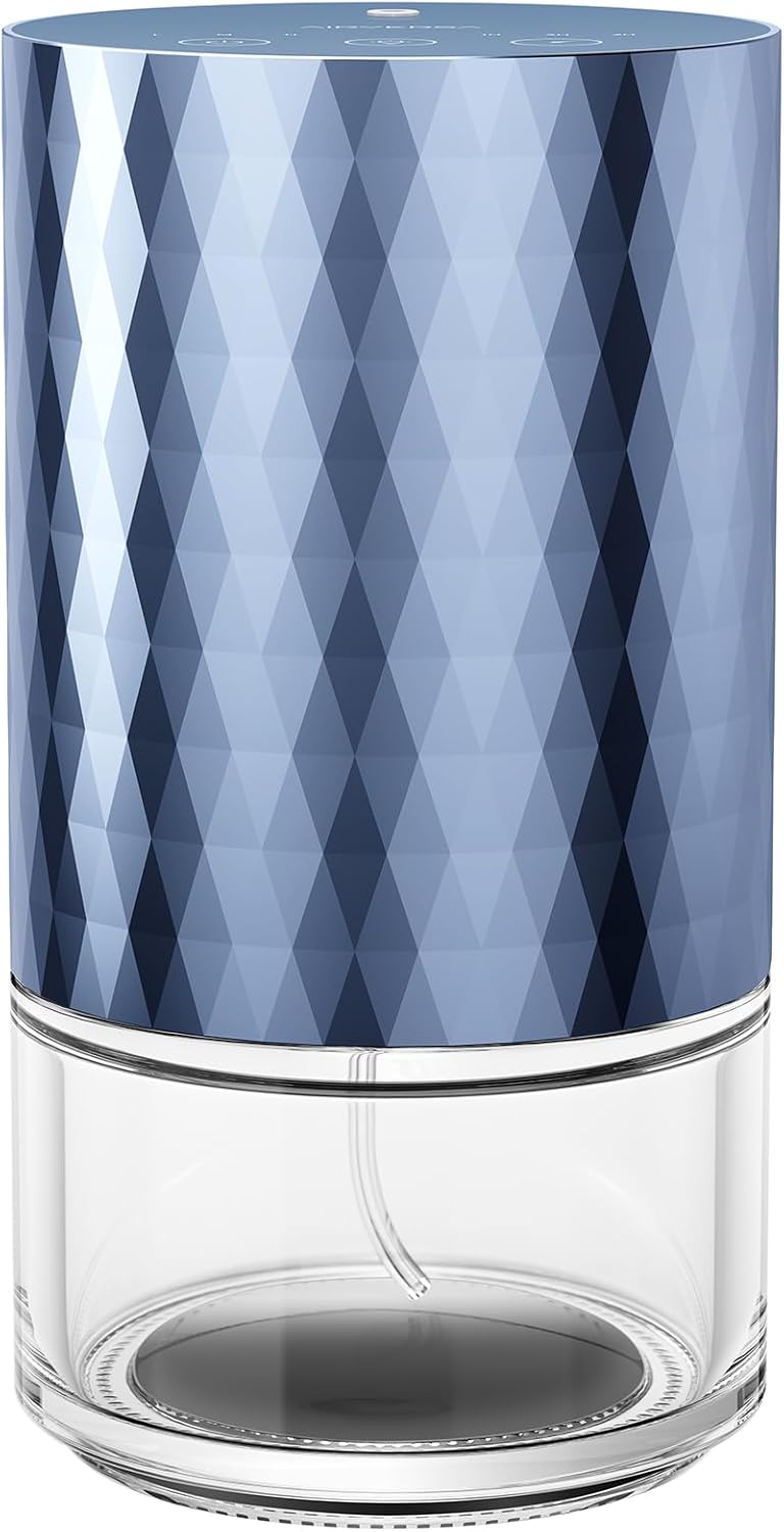 Difusor sin agua de aceite esencial de 3.4 fl oz de capacidad, máquina de aire para aromaterapia en el hogar, nebulizador de metal de alta calidad,