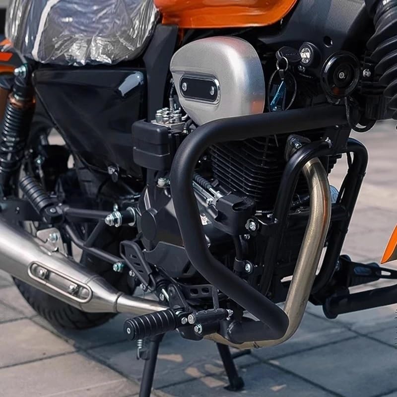 Pare-chocs de moto Cyclone RA 2 cadre protection rétro noir - 5