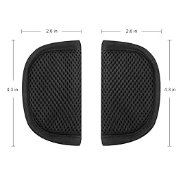 Accmor Car Seat Straps Shoulder Pads for Baby Kids, Soft Car Seat Strap Covers, Seat Belt Covers for Car Seats, Pushchair, Stroller