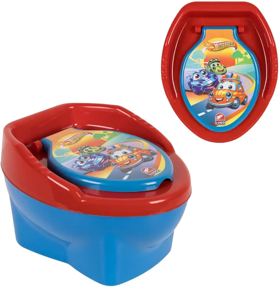 Troninho Penico Privadinha Desfralde Assento Redutor De Vaso Sanitário Infantil Meninos Carros