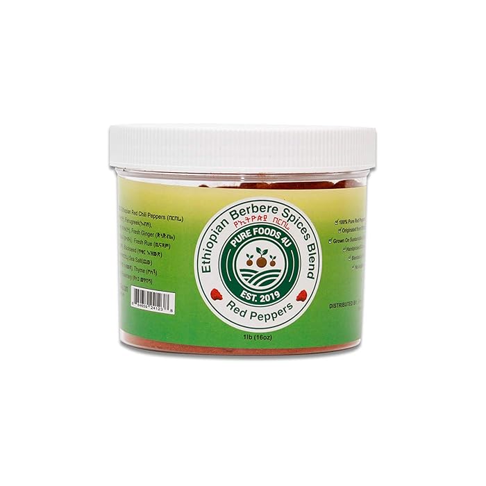 Buy PURE FOODS 4U Ethiopian Berbere Red Chili Pepper Traditional Spice