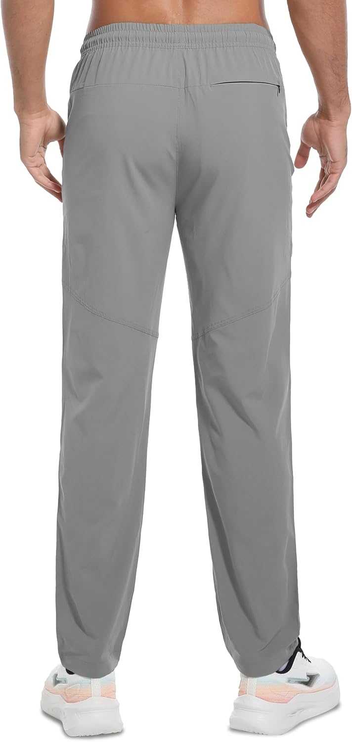 Men's Hiking Pants Lightweight Quick Dry Waterproof Breathable Athletic Joggers Track Running Sweatpants - Image 3
