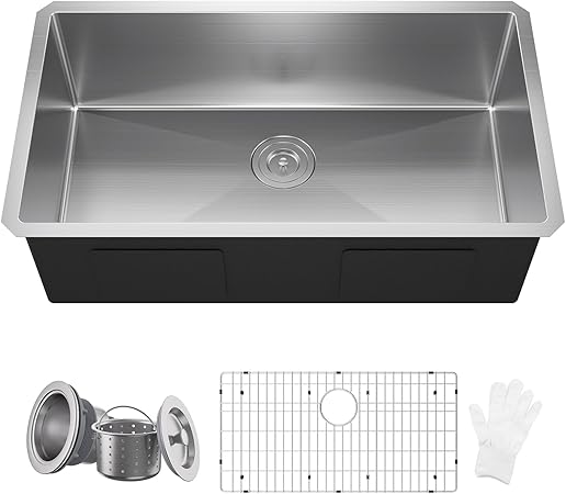 WATERLACE 32x18 Undermount Kitchen Sink WATERLACE 32x18 Undermount Kitchen Sink