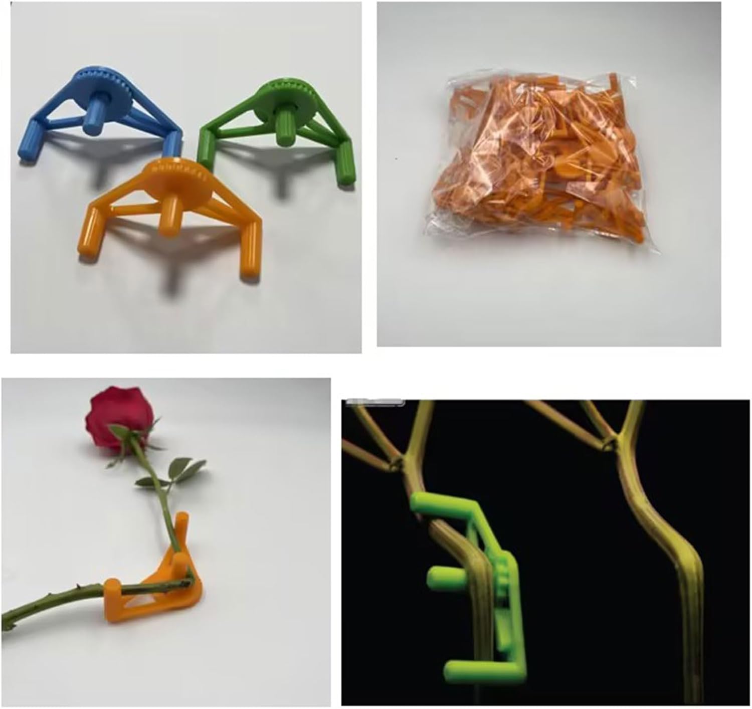 20/50Pcs Plant Benders Adjustable Plant Training Clips Low Stress Training Clips 360 Degree Plant Stem Training