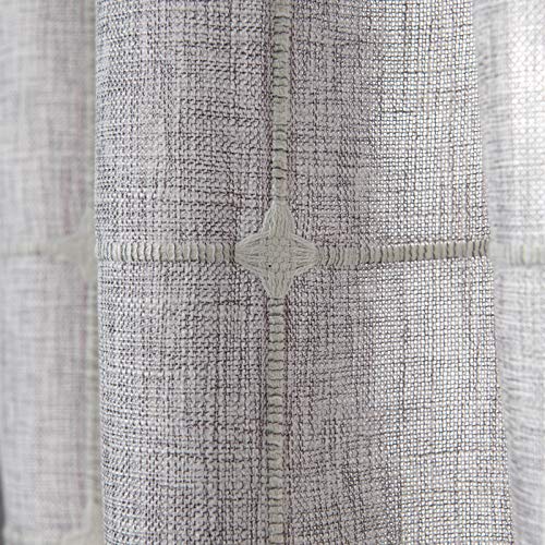 Yokii Boho Tassel Valances For Windows Modern Farmhouse Cotton Linen Valance Kitchen Curtains Topper Country Gingham Window Treatments Tier Curtain For Bathroom Bedroom Decors (W52 X L18, Gray) #TOP5