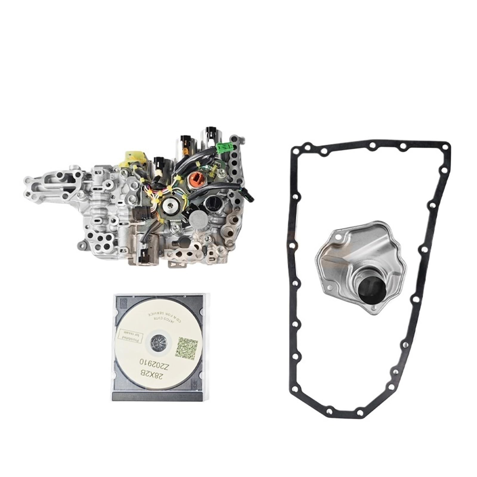 JF016E JF017E RE0F10A Kit corpo valvola CVT con guarnizione filtro olio/CD compatibile con corpo valvola cambio Nissan 31728-29X0D 31397-1XF0D(5PCS)