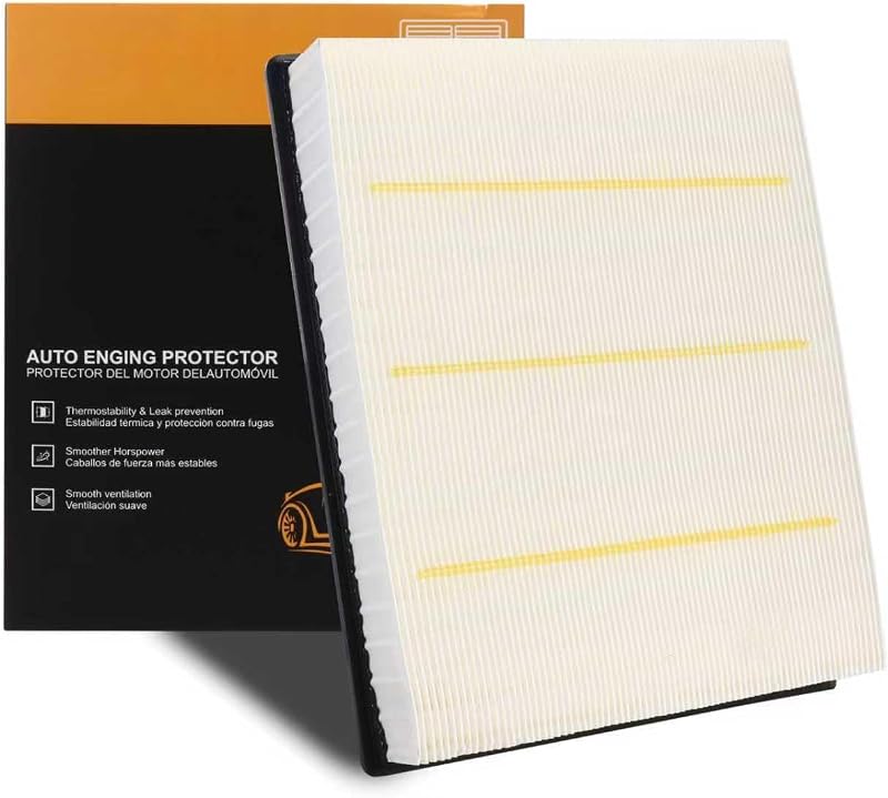 Filtro de ar do motor SUPLABEL 15908915 para Chevrolet Silverado, Tahoe, Suburban e Avalanche – 1 unidade
