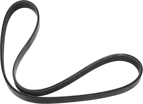 Miniatura 1 de X AUTOHAUX Correa de transmisión serpentina acanalada en V multi del motor de coche No.252122GGA1 para Hyundai Santa Fe 2016-2020