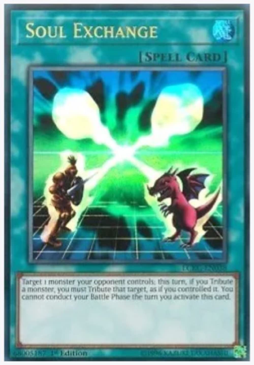 Amazon.com: yugioh - Soul Exchange LCKC-EN038 Ultra Rare 1st