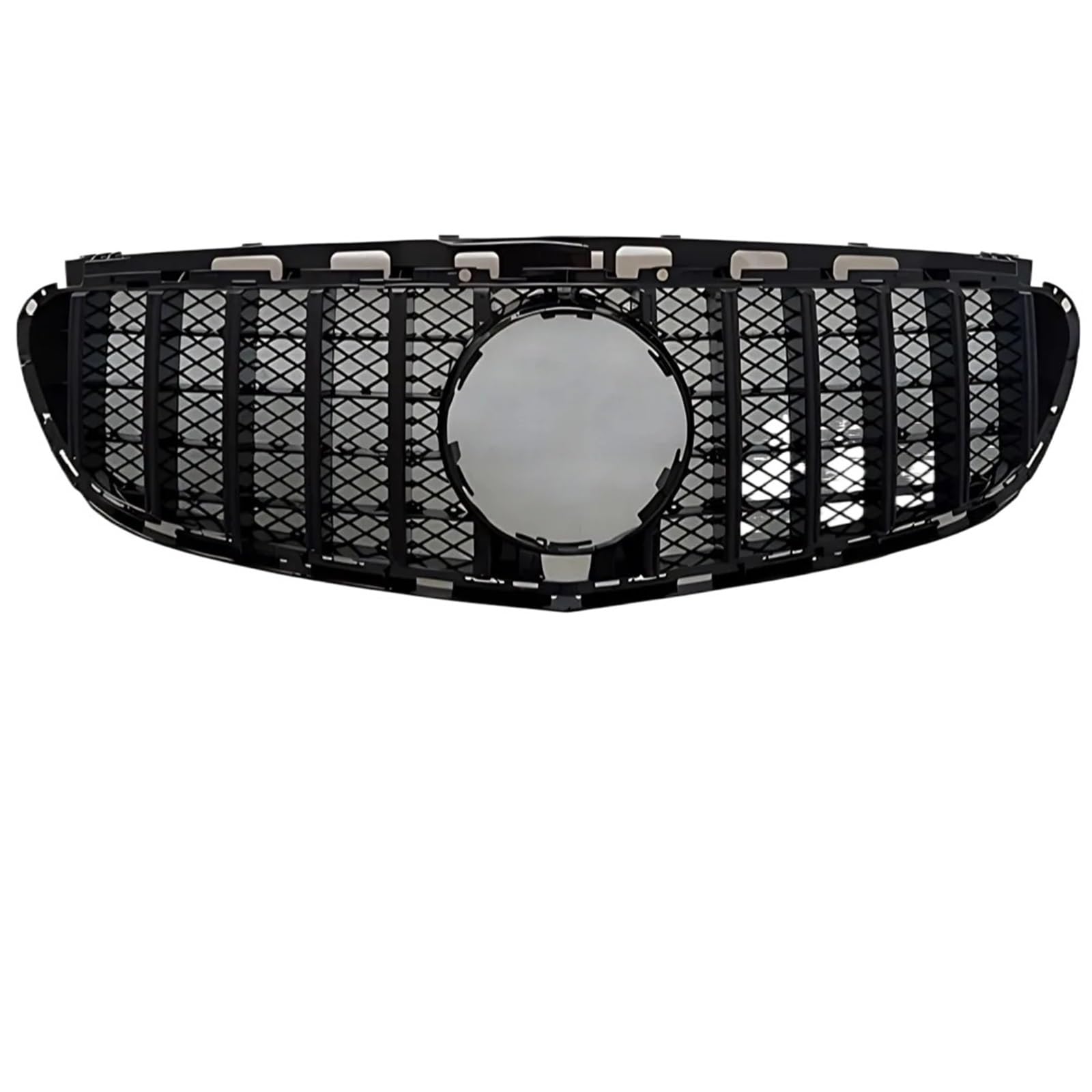 Przedni grill zderzak grill kratka akcesoria tuningowe pasuje do Mercedes Benz E Klasa W212 2009-2015 E260 E300 E350 E200 GT osłona chłodnicy(13-15 Diamond Silver)