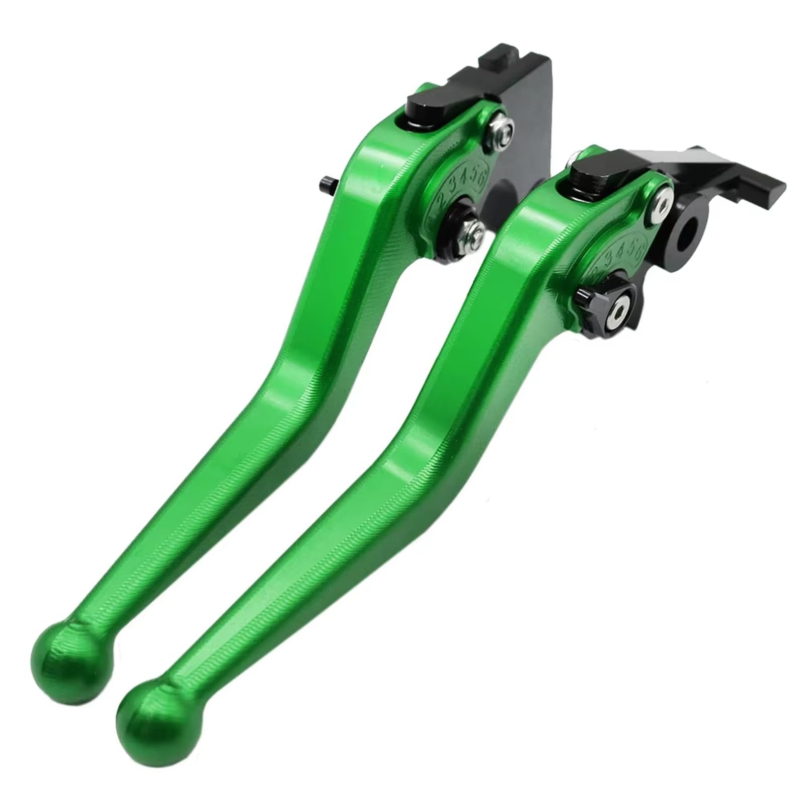 BeiZhengbhD Clutch Lever Handlebar for Kawasaki for Z900 for SE for RS for Z900SE for Z900RS Motorcycle for Adjustable CNC 5D Aluminium Brake Clutch Levers Handle(Green)