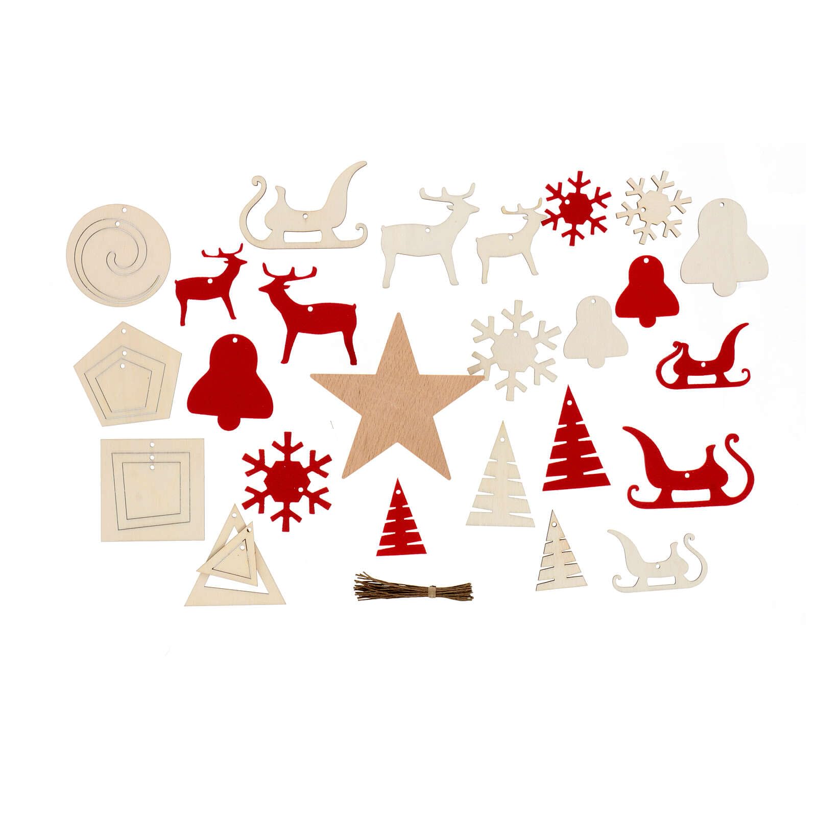 Set décorations et cimier pour Sapin de Noël SPIRA Large 140 pcs