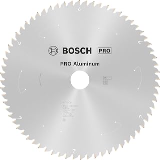 1x PRO Aluminium Circular Saw Blade for Cordless Mitre Saws (for Aluminium, Non-ferrous metals, Ø mm, Professional Accessory Mitre Circular Saw)