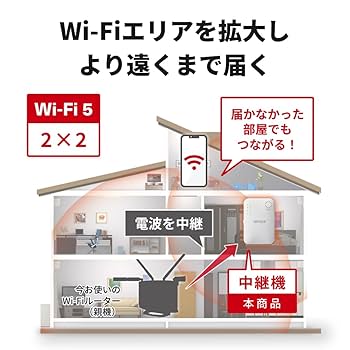 バッファロー WiFi 無線LAN 中継機 Wi-Fi ホワイト Amazon.co.jp: 【Amazon.co.jp限定】バッファロー WiFi 無線LAN