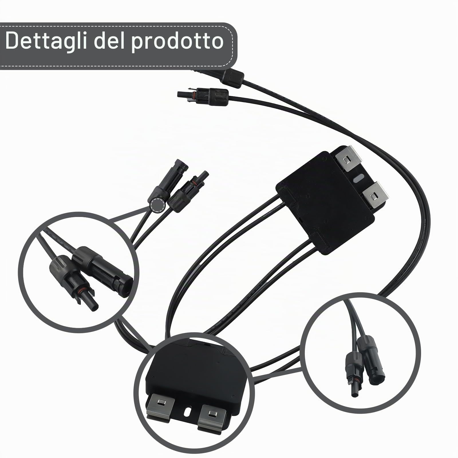 Ottimizzatore di potenza fotovoltaico da 600 W, tensione MPPT 7-60 V, efficienza del pannello solare per boost, IP68, per la maggior parte dei moduli fotovoltaici
