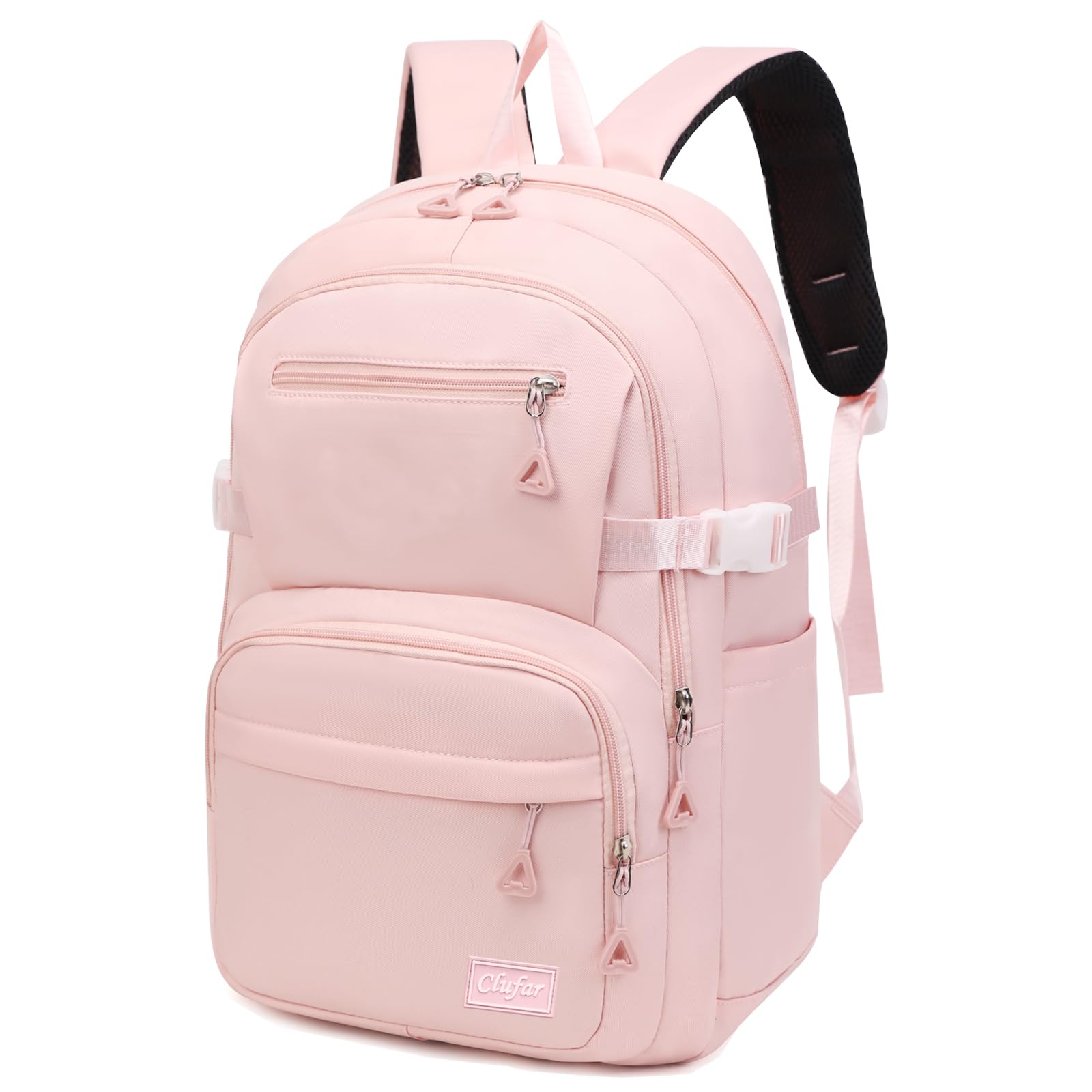 Clufar Schulrucksack Mädchen Jungen Teenager Wasserdicht Schulranzen Leicht Rucksack Schule Schultasche Komfortabel School Bag Backpack Multi-Tasche Schulrucksäcke Groß für Girls Boys