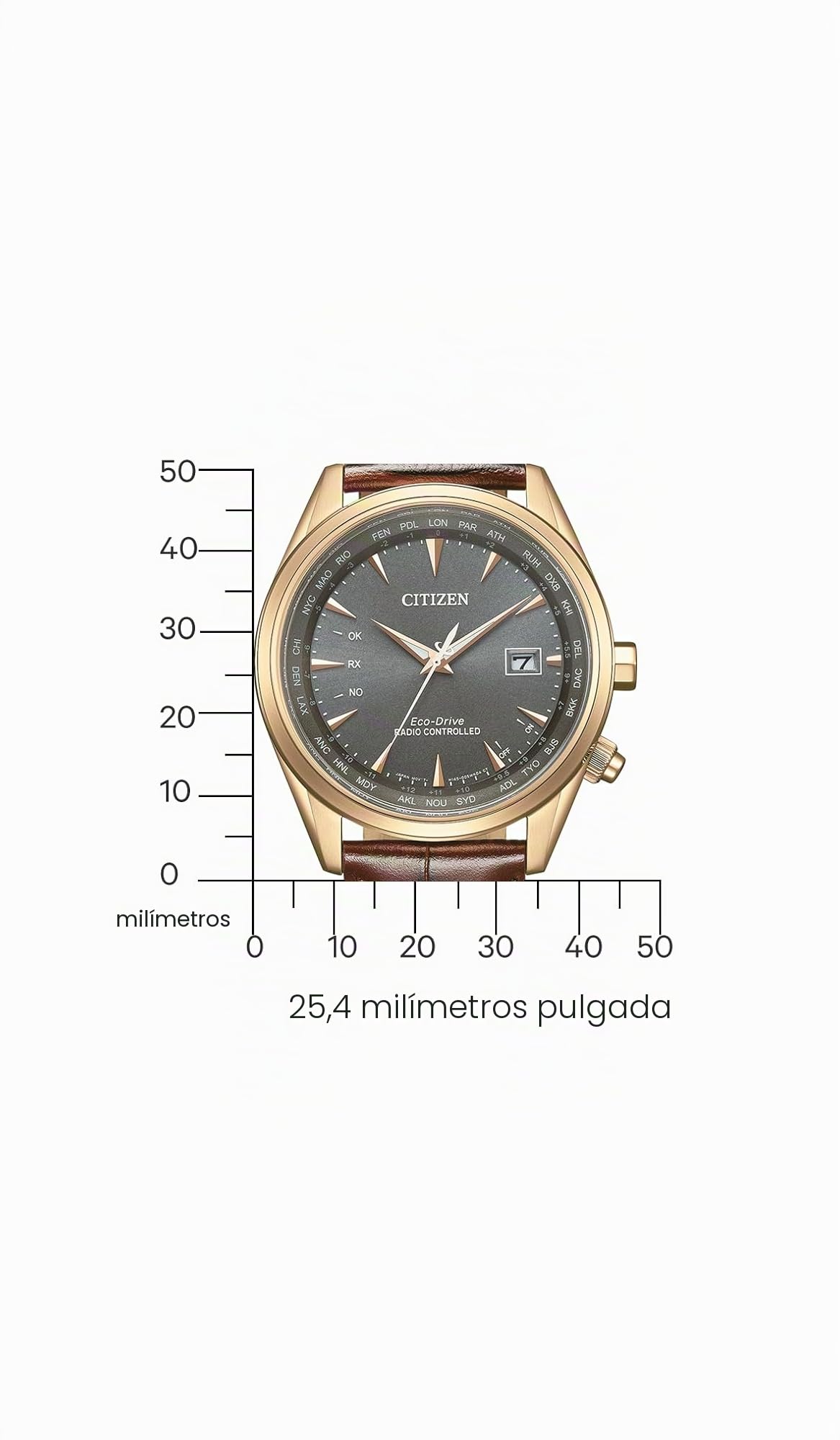 Citizen Uhren Analog Eco-Drive, Funk 32025933
