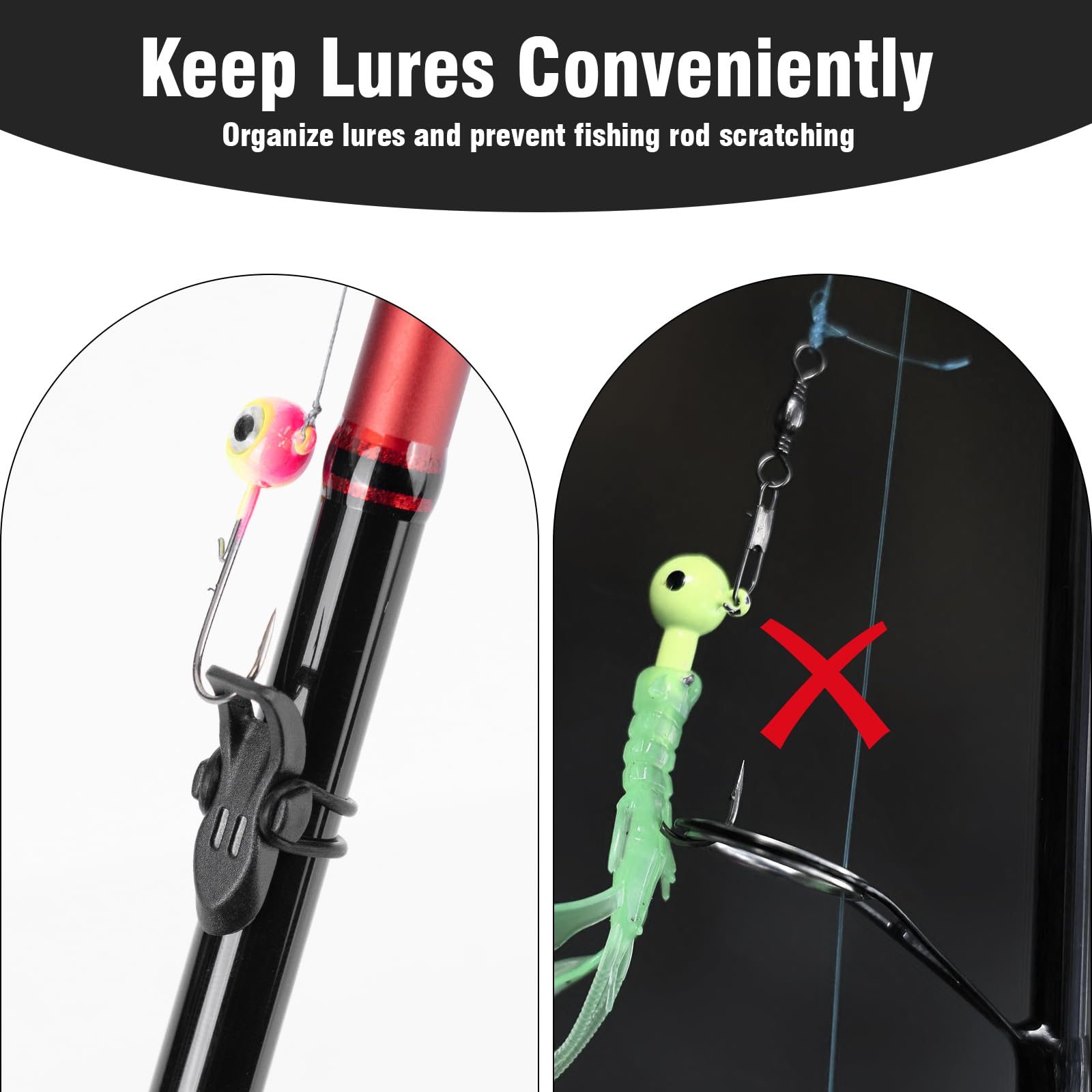 Fly Rod Hook Holder Magnetic Fishing Rod Hook Keeper - Safety Keeper ...